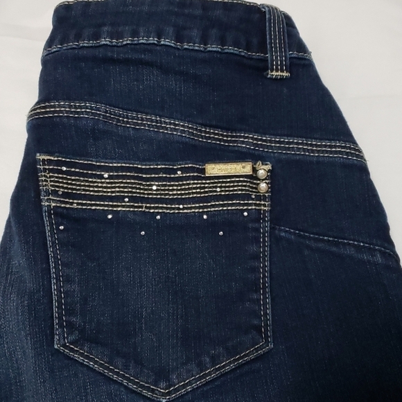 CHICO'S So Lifting Jeans Sz 0 30x26 Dark Wash EUC - Picture 2 of 16